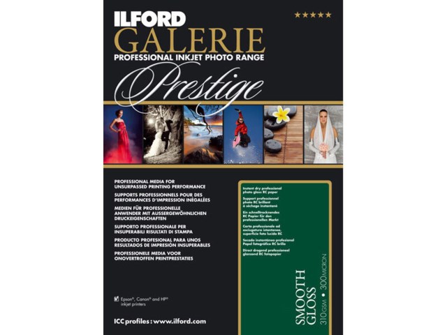 Ilford Fotopapir A3+ Galerie Prestige Smooth Gloss