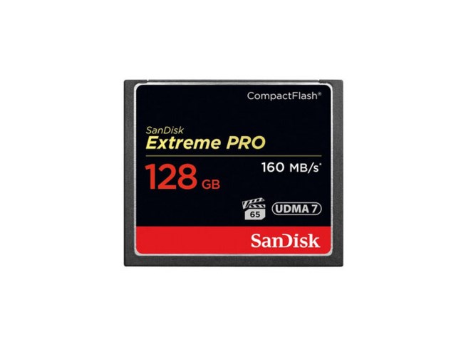 SanDisk Minnekort Compact Flash 128GB UDMA 7 Extreme