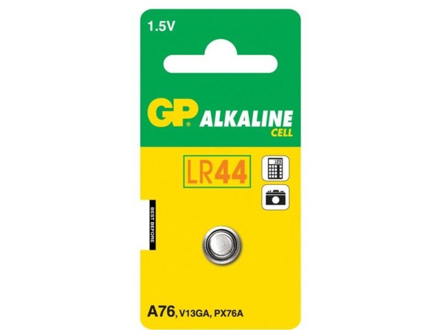 GP Batteri LR44/76A  1,5V 1-pack