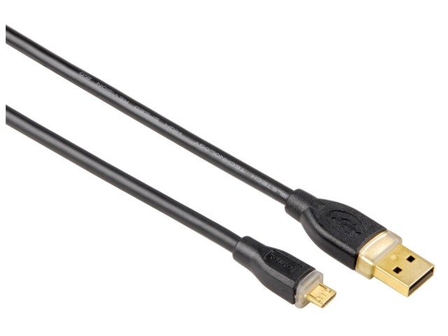 Hama USB Kabel A - micro B 1,8 meter