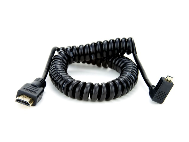 Atomos HDMI-kabel vinklet micro D han - A han 50-65 cm