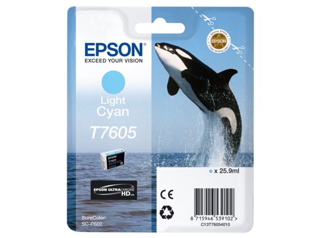 Epson Blekk T7605 Light Cyan