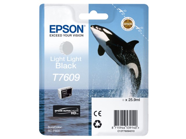 Epson Blekk T7609 Light Light Black