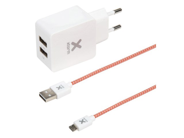 xtorm Micro USB-kabel + AC-adapter CX003