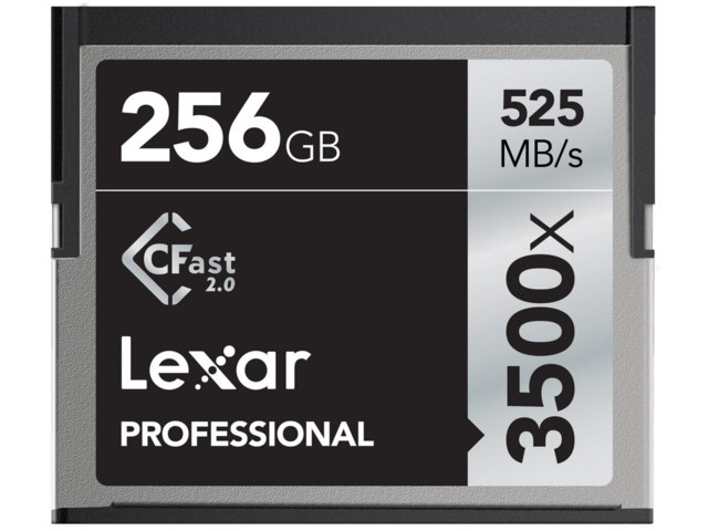 Lexar Minnekort Pro CFast 2.0 256GB 525MB/s 3500x