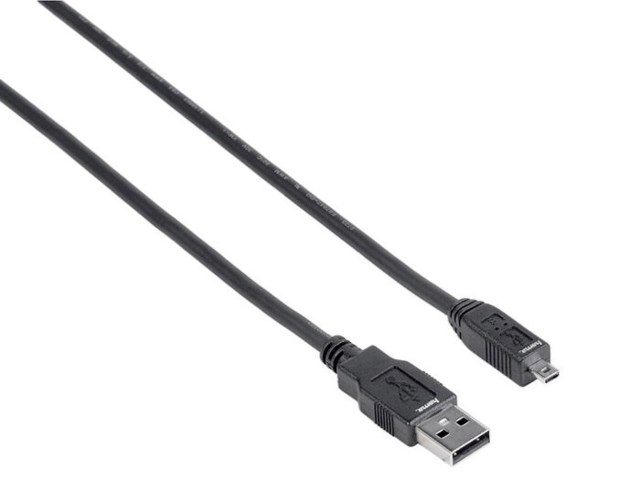 Hama USB 2.0 kabel A hann – mini B 8-pin hann 1,8 meter