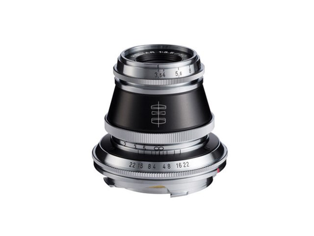 Voigtländer 50mm f/3,5 Heliar svart/sølv til Leica M