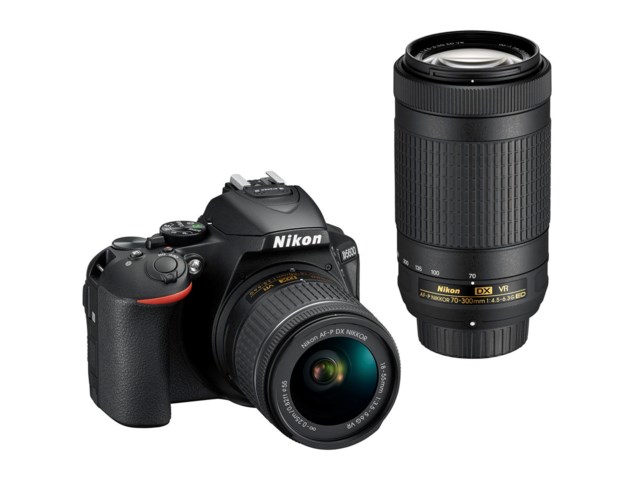 Nikon D5600 svart + AF-P 18-55/3,5-5,6G VR DX + AF-P DX