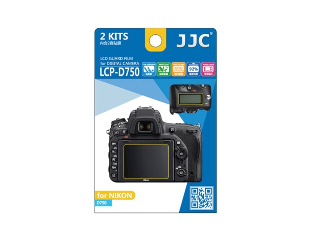 JJC LCD-beskyttelse LCP-D750 til Nikon D750 2-pack