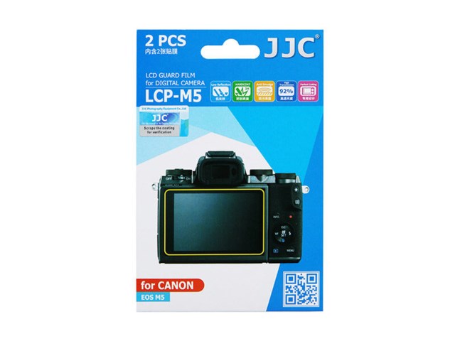 JJC LCD-beskyttelse LCP-M5 til Canon EOS M5 2-pack