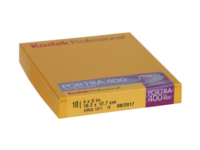 Kodak Negativ fargefilm 400 4x5" 10 blad Portra
