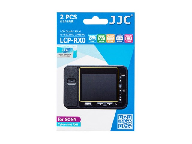 JJC LCD-beskyttelse LCP-RX0 til Sony CyberShot RX0