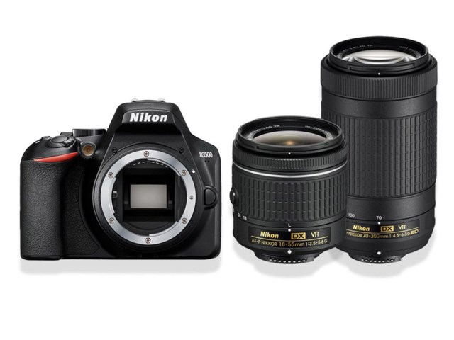 Nikon D3500 svart + AF-P 18-55/3,5-5,6G VR DX + AF-P
