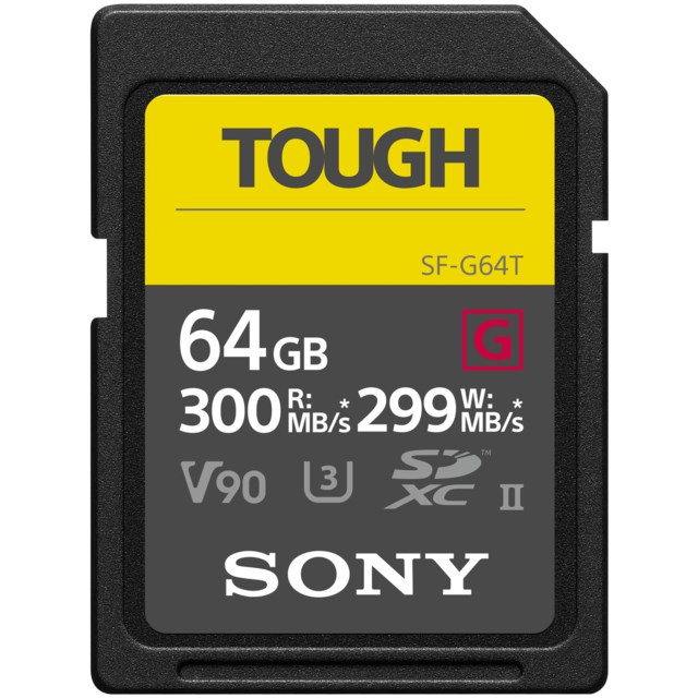 Sony Minnekort Secure Digital 64GB Tough SF-G SDXC