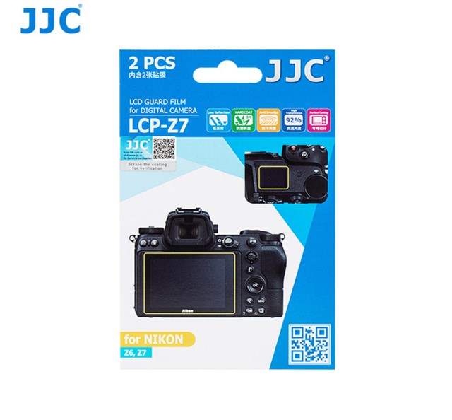 JJC LCD Beskyttelse til Nikon Z6, Z7 2-pack