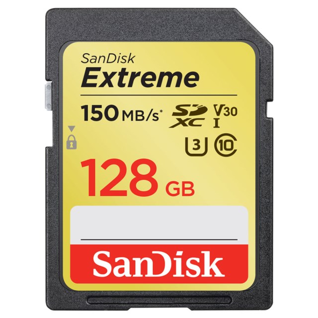 SanDisk Minnekort SDXC Extreme 128GB 150MB/s UHS-I