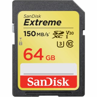 SanDisk Minnekort SDXC Extreme 64GB 150MB/s UHS-I