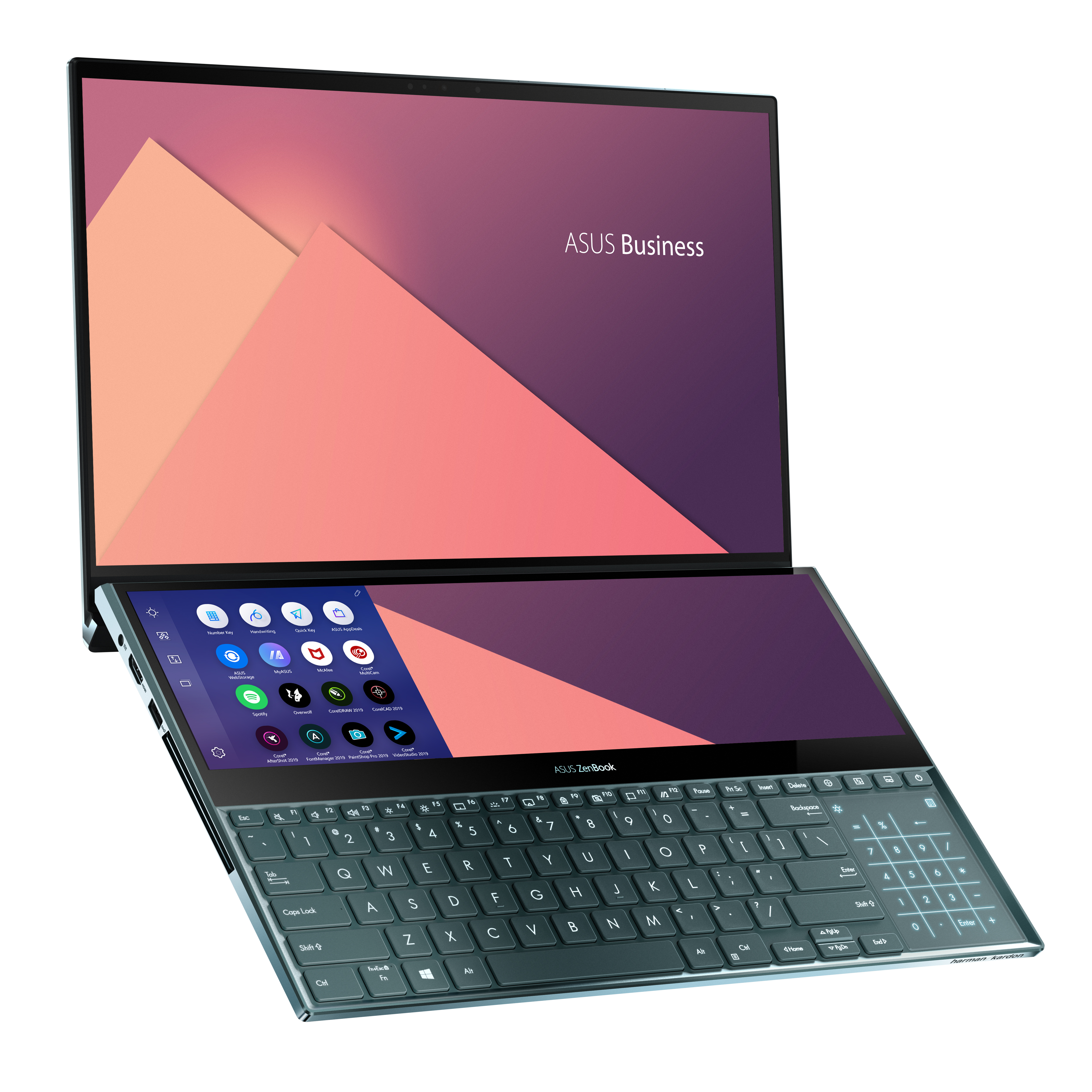 Asus Zenbook 14 14 FHD , i5 1035G1, 8GB RAM, 512GB SSD ASUS ZenBook Pro Duo 15,6 UHD4K OLED Touch Bærbar