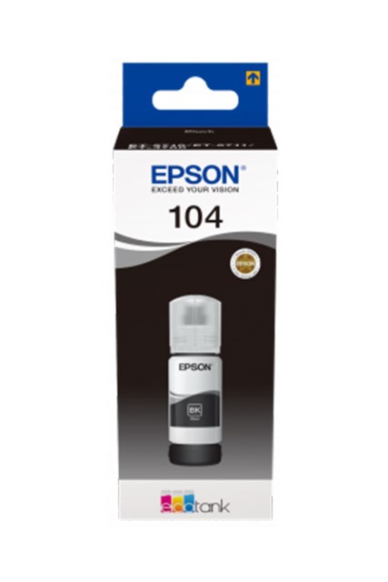 Epson EcoTank 104, Black, 65ml