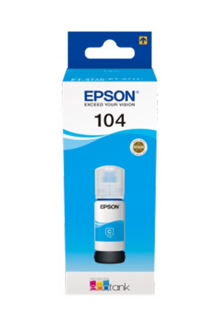 Epson EcoTank 104, Cyan, 65ml