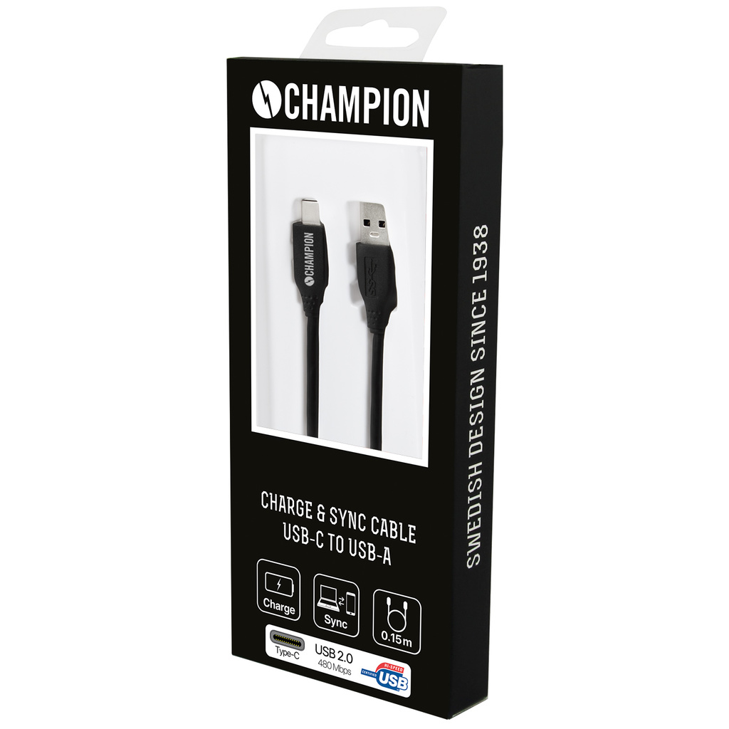 Champion USB Lader 230V 1A Svart | Scandinavianphoto.no Kjøp Champion USB Lader 230V 1A Svart | KitchenTime