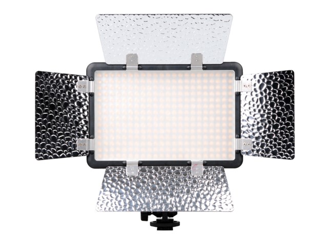 Godox LED-Belysning 308C II Bi-Color med Barndoors (returvare)