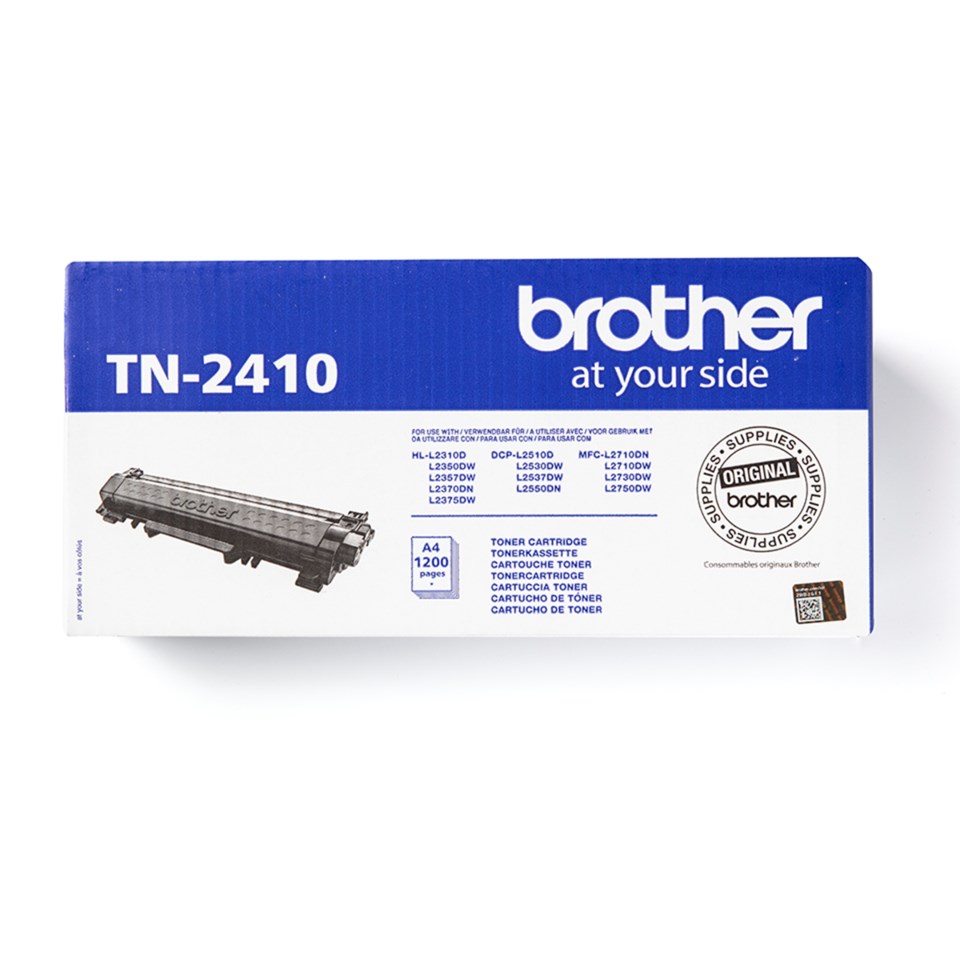 Brother TN2410 - svart - original - tonerkassett