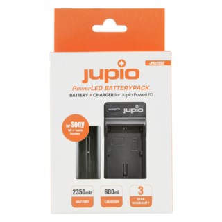 Jupio NP-F F550 Batteri + lader, Sony