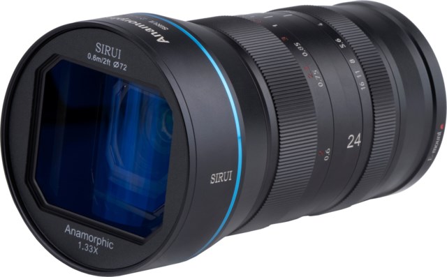 Sirui 24mm f/2,8 Anamorphic lens 1,33 til Canon EF-M
