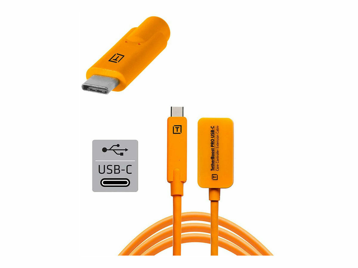 Tether Tools USB-C - Extension Cable Orange 5m