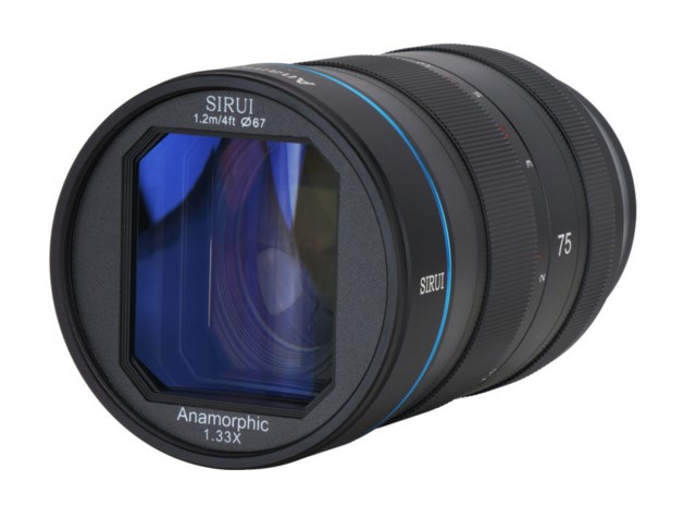 Sirui 75mm f/1,8 Anamorphic Lens 1,33x til Micro 4/3
