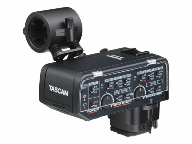 Tascam CA-XLR2D-C XLR Microphone Adapter for Mirrorless Canon Camera