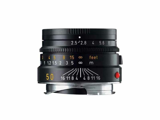 Leica Summarit-M 50mm f/2.5 svart