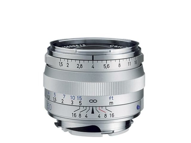 Zeiss C Sonnar T* 50mm f/1,5 ZM sølv til Leica M
