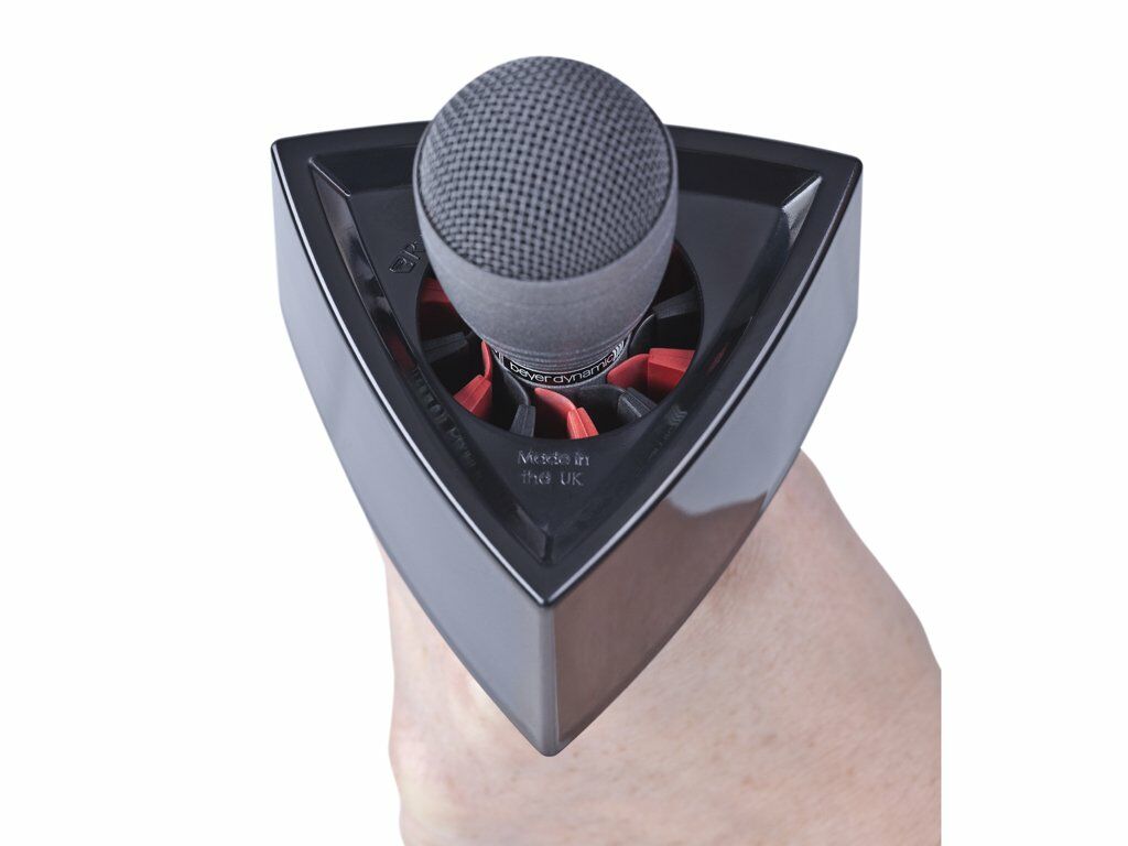 Tilbehør til mikrofoner | Scandinavianphoto.no RYCOTE Microphone Flag Triangular White logo holder til
