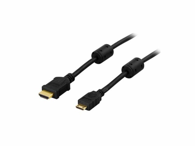Deltaco HDMI-kabel A han - mini C han 5 meter svart