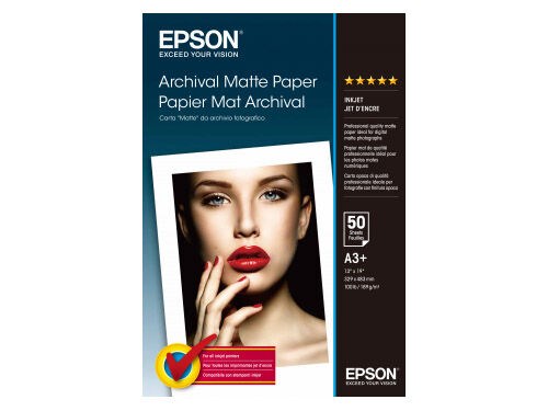 Epson A3+ 50 ark Archival Matte Paper