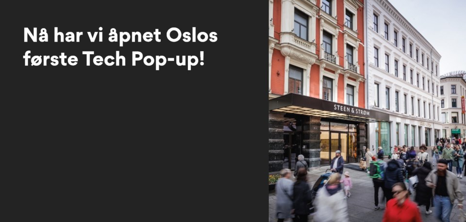 Oslos første Tech Pop-up