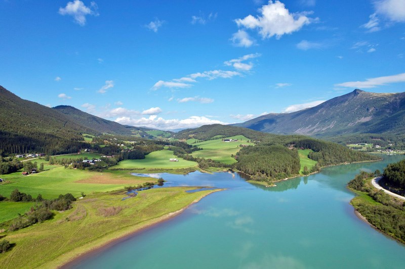 Foto tatt med DJI Air 2S-drone, av Emil Larson