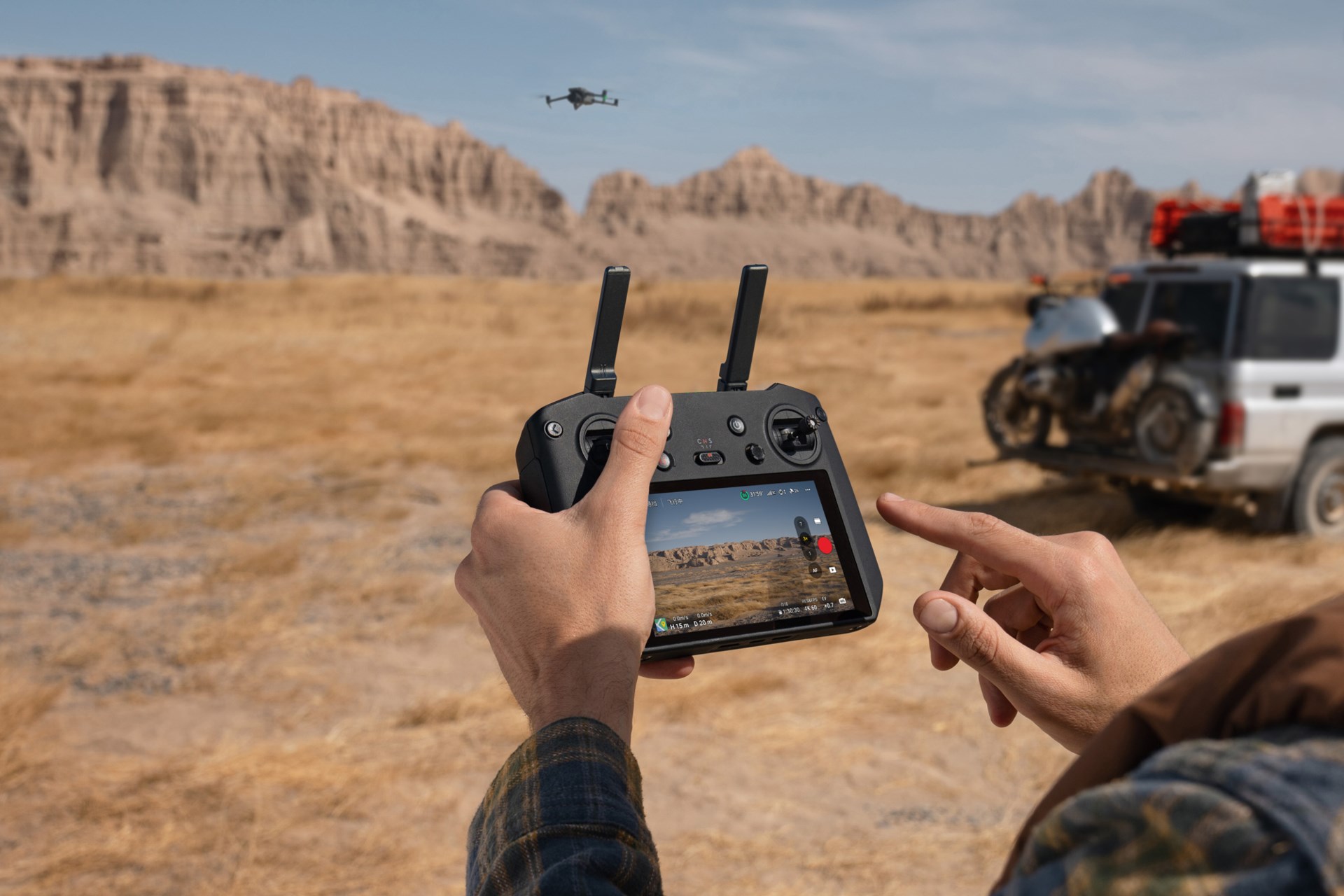 Hold alltid dronen i syne når du flyr