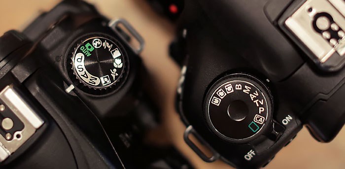 Kamerates programvalg Canon vs Nikon